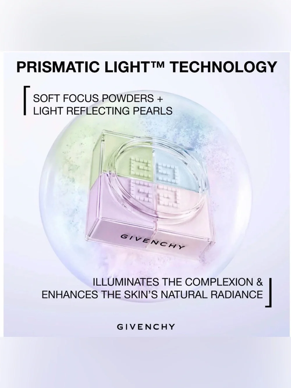 Givenchy Prisme Libre Mini Loose Color Correcting Powder Shade 3 Voile Rose New!